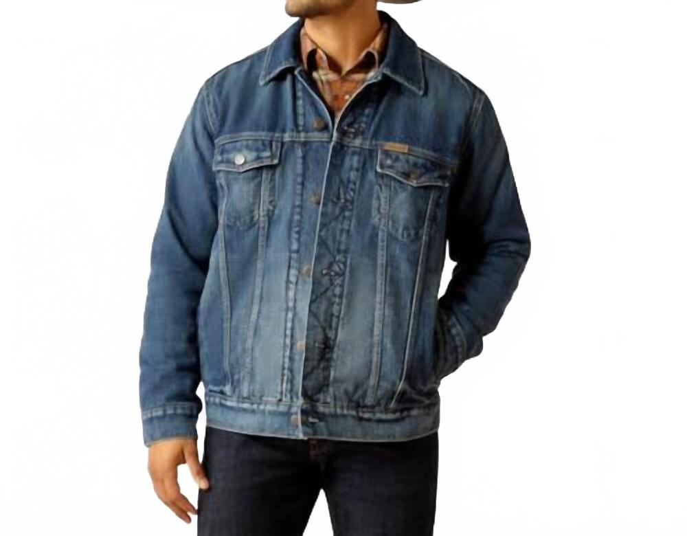 NEW ARIAT blanket lined trucker jacket in victor
